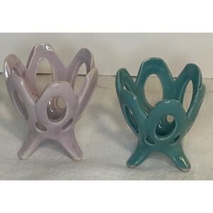 2 ‎ small, decorative ceramic side cups or bowls, condiments or small items